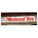 National Tire Metal Advertising Sign