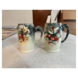 Pair of French Porcelain Mugs