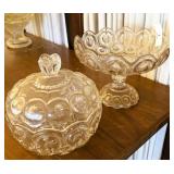 Vintage Moon & Stars Glass