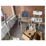 Adjustable Walker, Potty Chair & Shower Chair