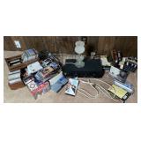 Sanyo VCR, Dresser Lamp, Antenna & Misc.