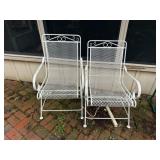 2 Iron Porch 'Spring' Chairs