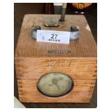 Antique German Pigeon Racing Timer Clock