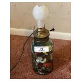 Homemade Ball Jar Lamp