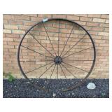 2 Steel Wagon Wheels