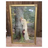 Framed Victorian Print