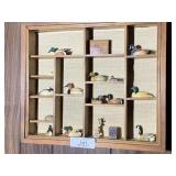 Shadow Box of Miniature Collectibles