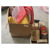 2 Boxes of Tins & Misc.