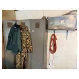 3 Locker Set, Hunting Clothes & Misc.