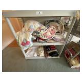 Plastic Shelf & Misc. Linens