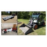 Bobcat 5610; Van Diemen Race Car & Futura Trailer!