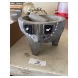 LaMejor Cocina Pig Face Stone Mortar & Pestle
