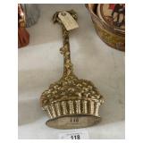 Designed Brass Doorstop