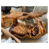 Wooden Stand with Fruit