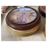 4 Framed Gone With The Wind Collector Plates