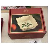 Vintage Lenox Christmas Dish