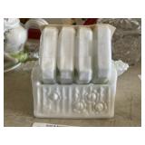 Vintage Marble Ashtray Set