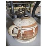 Stoneware Oil Lamp