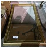 Framed Beveled Mirror