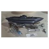 Ideal Toy Submarine & Accessories