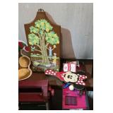 Vintage Wall Plaque & Collectible Toys