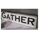 Large Wooden Sign