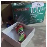Box of Ceramic Tree Lights & Ornament