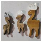 Hand Carved Deer Figure