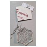 Fostoria Crystal Ornament