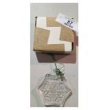 Fostoria Crystal Ornament