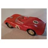 Vintage Eldon Red Ferrari Tesla Slot Car