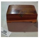 Lidded Cedar Desktop Trunk