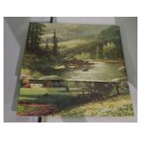 Vintage Lithograph Pair of Prints