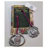 Lot of Pewter Ornaments