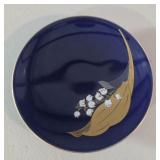 Cobalt Blue Porcelain Plate