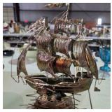 Vintage Metal Musical Ship