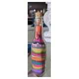 Sand Art Glass Bottle