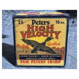 Vintage Peters High Velocity 16 ga Shotshells