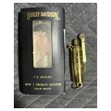 Harley Davidson Brass Trench Lighter