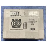 SNS Casting 38/357 158 grain (.427) Bullets