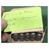 7.92 X 33 Kurtz Ammo