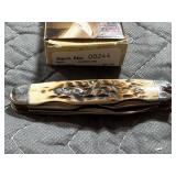 Case Junio Scout Amber Bone Knife