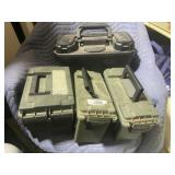 4 Plastic Ammo Cans