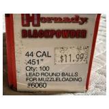 Hornady 44 cal Lead Round Balls