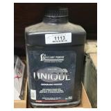 Jug of Unique Pistol Powder
