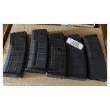 5 Poly AR-15 Magazines