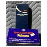 Winchester & CCI Large Pistol Primers