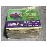 Sierra Tipped Matchking 22 cal 60 grain