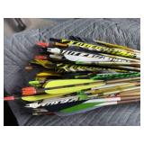 Bundle of Wood, Fiberglass & Alum. Arrows