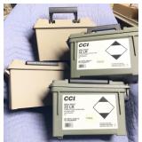 4 Plastic Ammo Cans